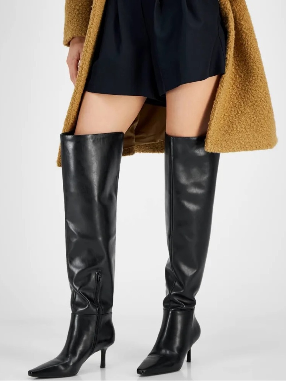 I.N.C. 🔥 Over The Knee Sexy Leather Boots 🖤 NIB